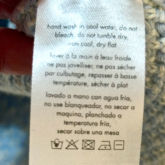 Rachel Parcell Tweed Knit Mini Dress Gold Buttons Preppy Academia Blue White XXL - Picture 10 of 13